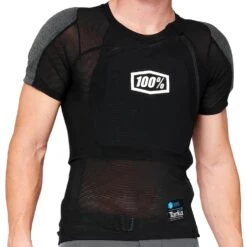 100% Tarka Short Sleeve Protection Vest - Black 2022