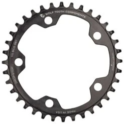 Wolf-tooth Wolf Tooth Single Road/Cyclocross Flattop Chainring 110mm - Drop Stop - Black