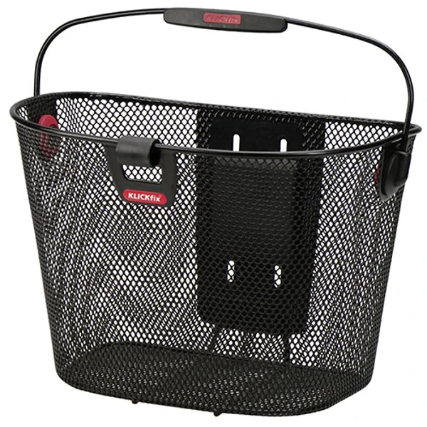 KLICKfix Unilux Handle Bar Basket 0387KLIK - Black 1 KLICKfix Unilux Handle Bar Basket 0387KLIK - Black