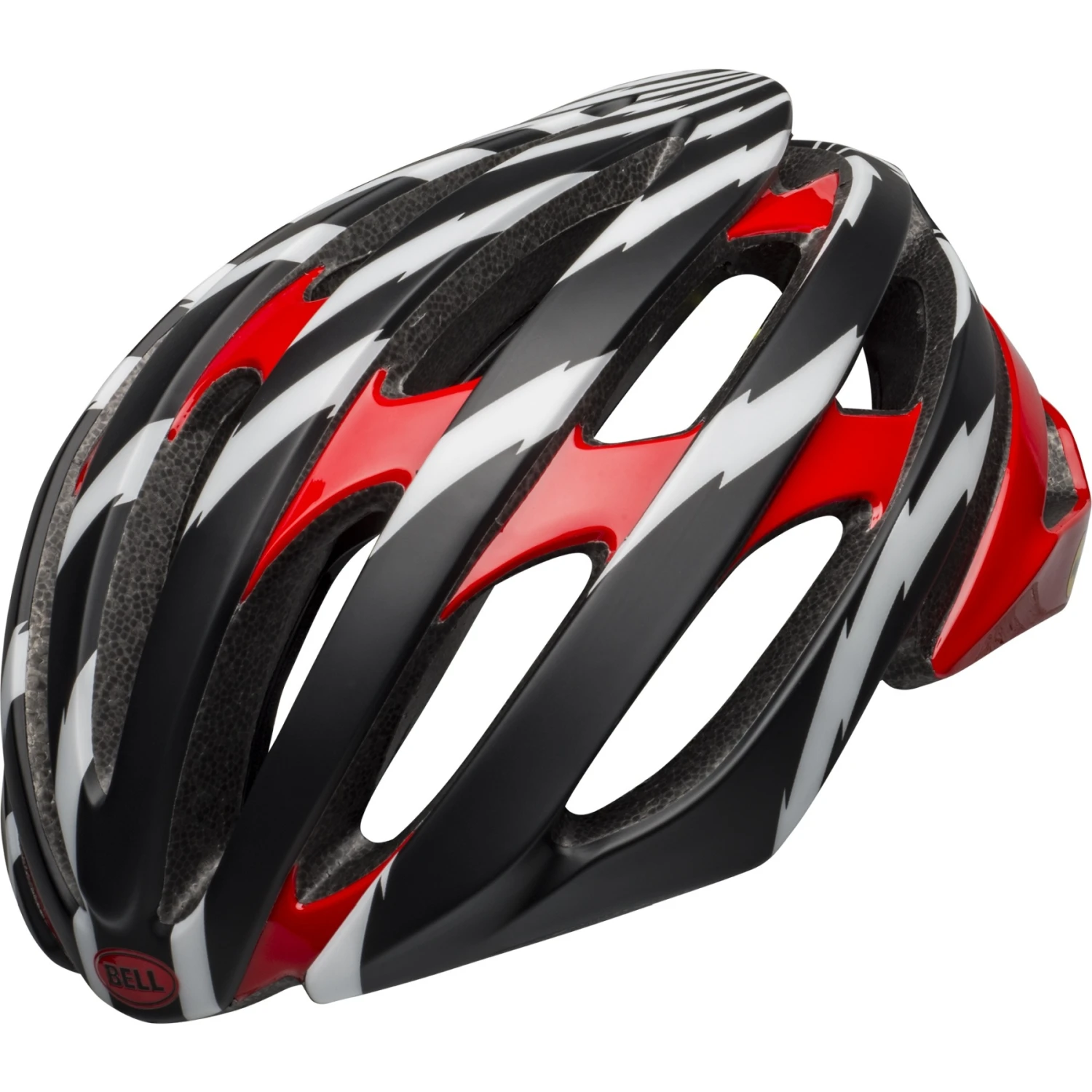 Bell Stratus MIPS Helm - Vertigi Mat/gl Black/red/white 1 Bell Stratus MIPS Helm - Vertigi Mat/gl Black/red/white