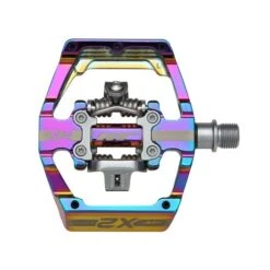 HT X2 Klikpedalen Aluminium - Oil Slick