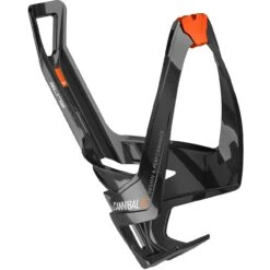 Elite Cannibal XC Bottle Cage - Black / Glossy Orange
