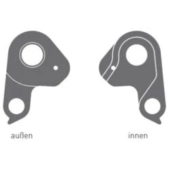 Ghost GHM09-020 / EZ2132 Derailleur Hanger - Black