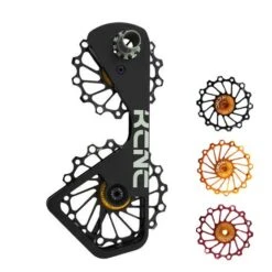 KCNC Jockey Wheel System - Deralleurwieltjes Met Keramische Lager Voor Shimano 6800/9000 - Zwart