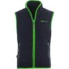 Trollkids Arendal Kinder Vest - Navy/Viper Green