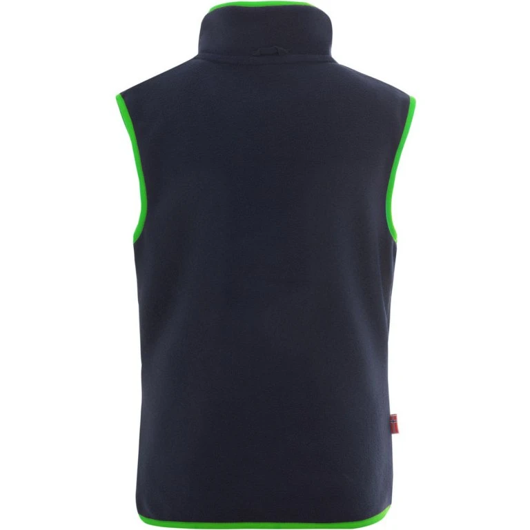 Trollkids Arendal Kinder Vest - Navy/Viper Green 2 Trollkids Arendal Kinder Vest - Navy/Viper Green - Afbeelding 2