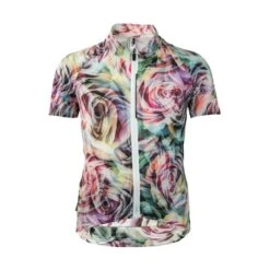Q36.5 Jersey Short Sleeve L1 Girls - Rose 3D
