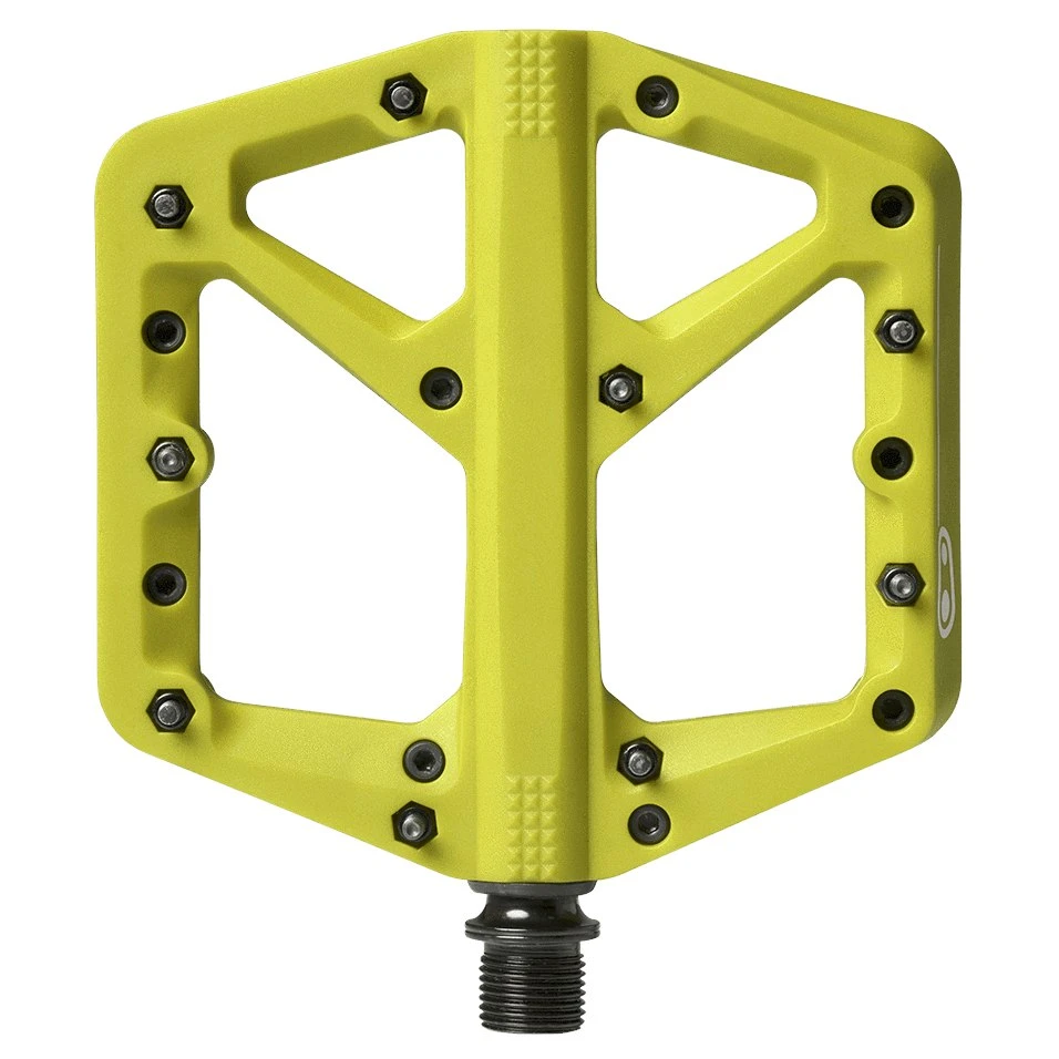 Crankbrothers Stamp 1 Large Flat Pedal - Splash Edition - Citron 1 Crankbrothers Stamp 1 Large Flat Pedal - Splash Edition - Citron