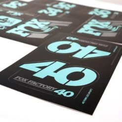 FOX Decal Kit 2019 AM Heritage For Suspension Fork And Rear Shock - Mint