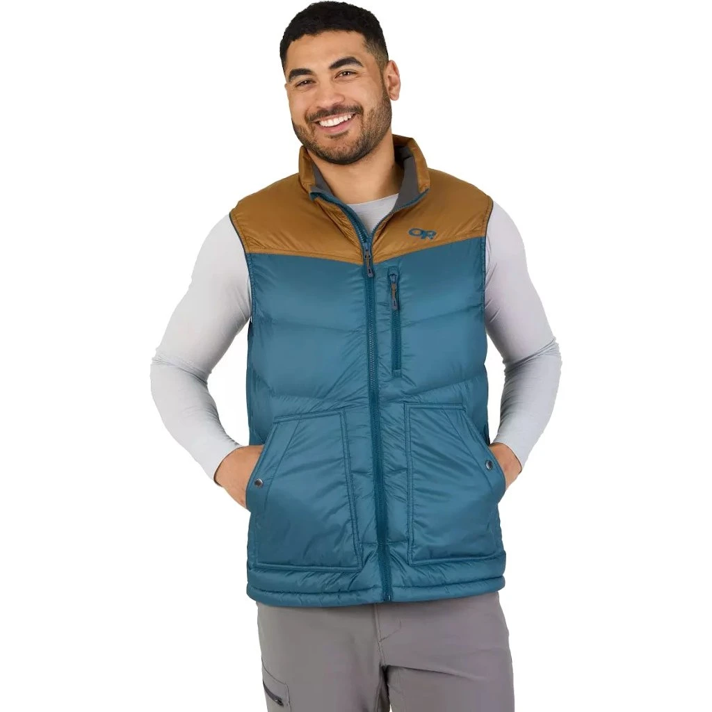 Outdoor Research Heren Transcendent Donzen Bodywarmer - Zwart 3 Outdoor Research Heren Transcendent Donzen Bodywarmer - Zwart - Afbeelding 3