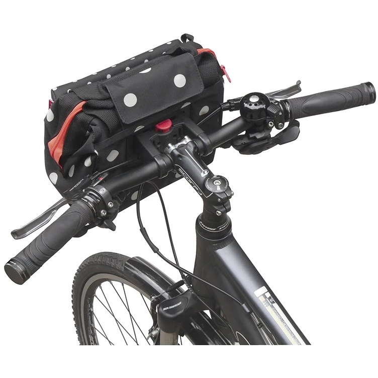 KLICKfix Roomy 4L Handlebar Bag 0372 - Dots 4 KLICKfix Roomy 4L Handlebar Bag 0372 - Dots - Afbeelding 4