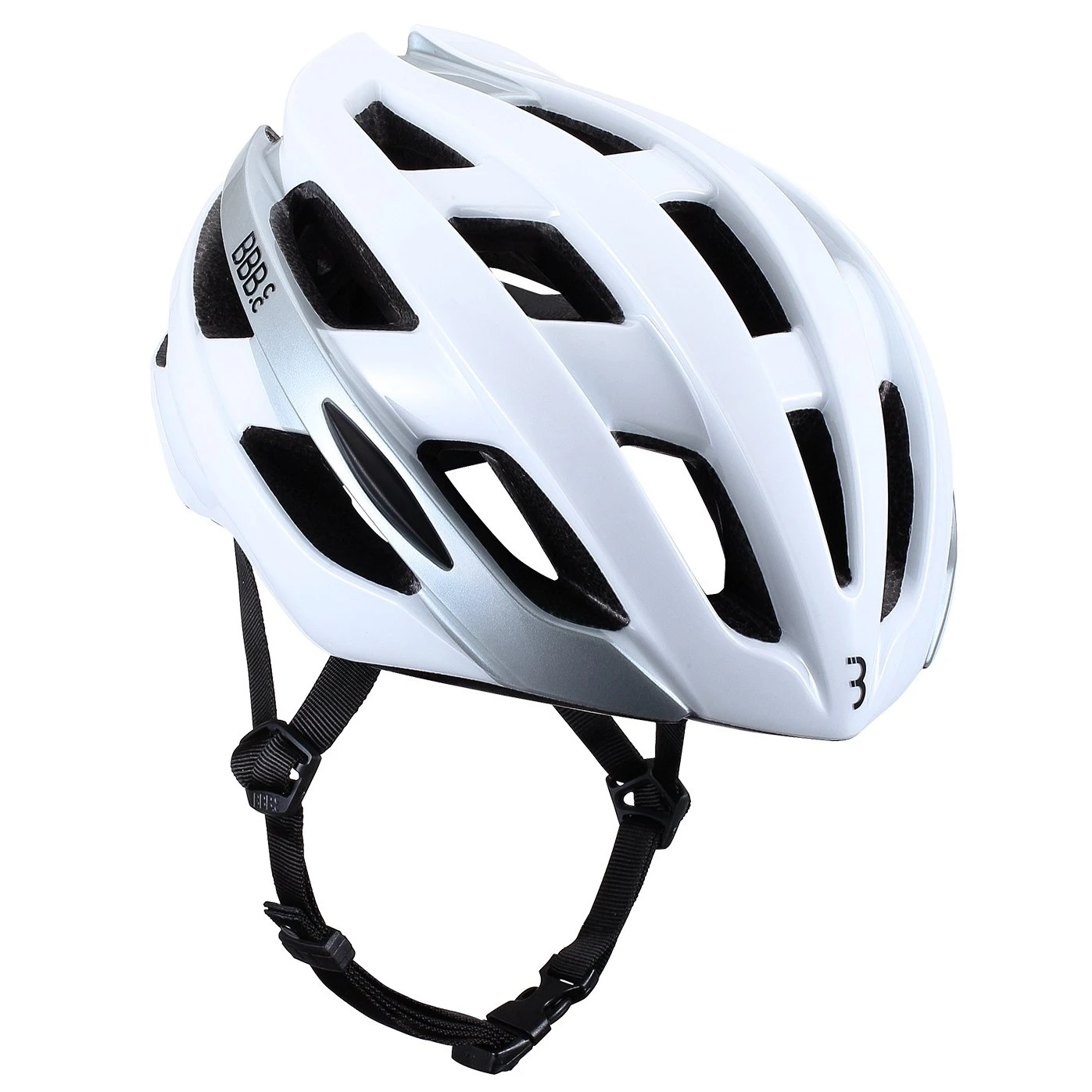 BBB Cycling Hawk BHE-151 Racefietshelm - Glossy White 2 BBB Cycling Hawk BHE-151 Racefietshelm - Glossy White - Afbeelding 2