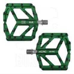 KCNC SYNC Platform Pedals - Green