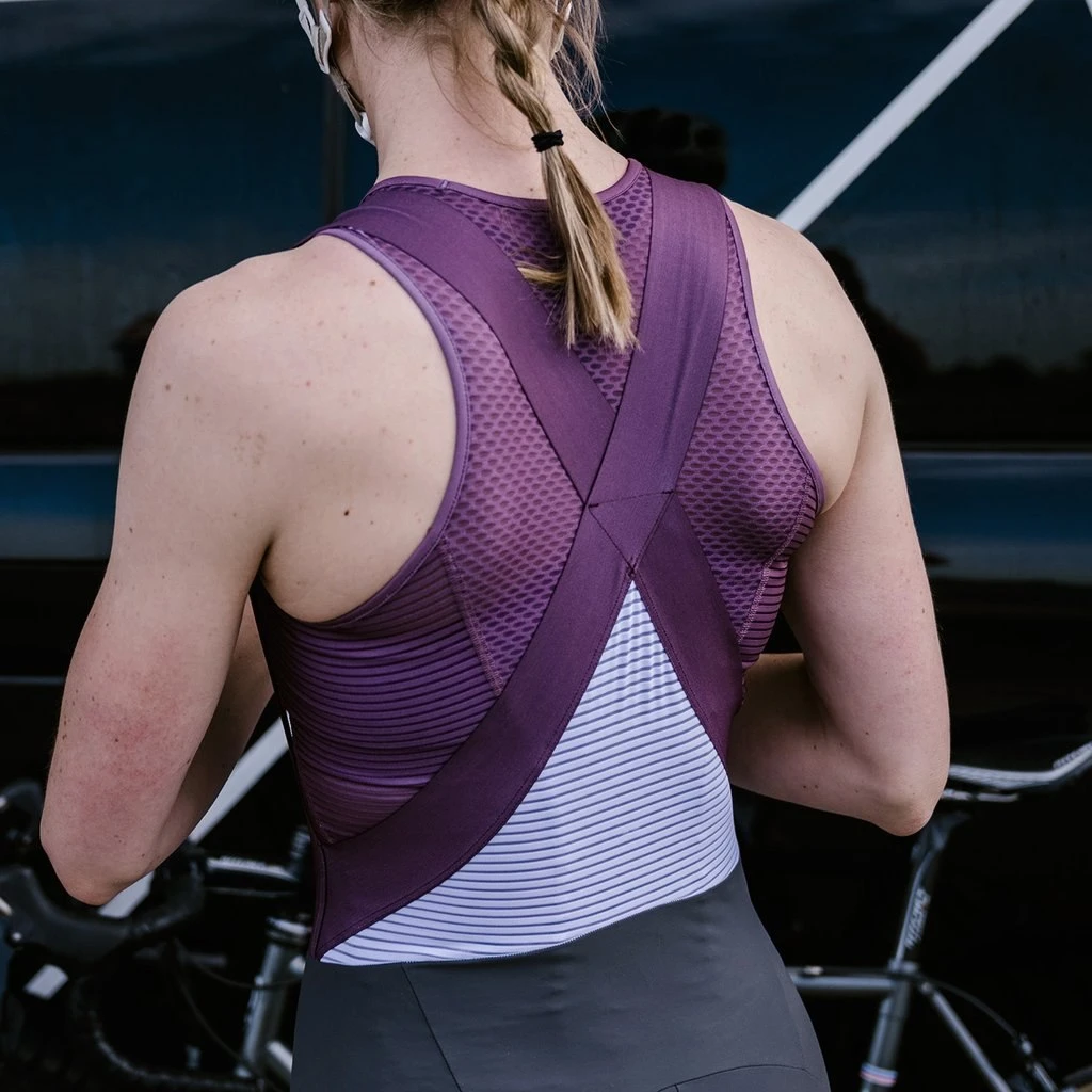 Katusha ALLURE Women's Bib Shorts - Asphalt Plum Wine 3 Katusha ALLURE Women's Bib Shorts - Asphalt Plum Wine - Afbeelding 3