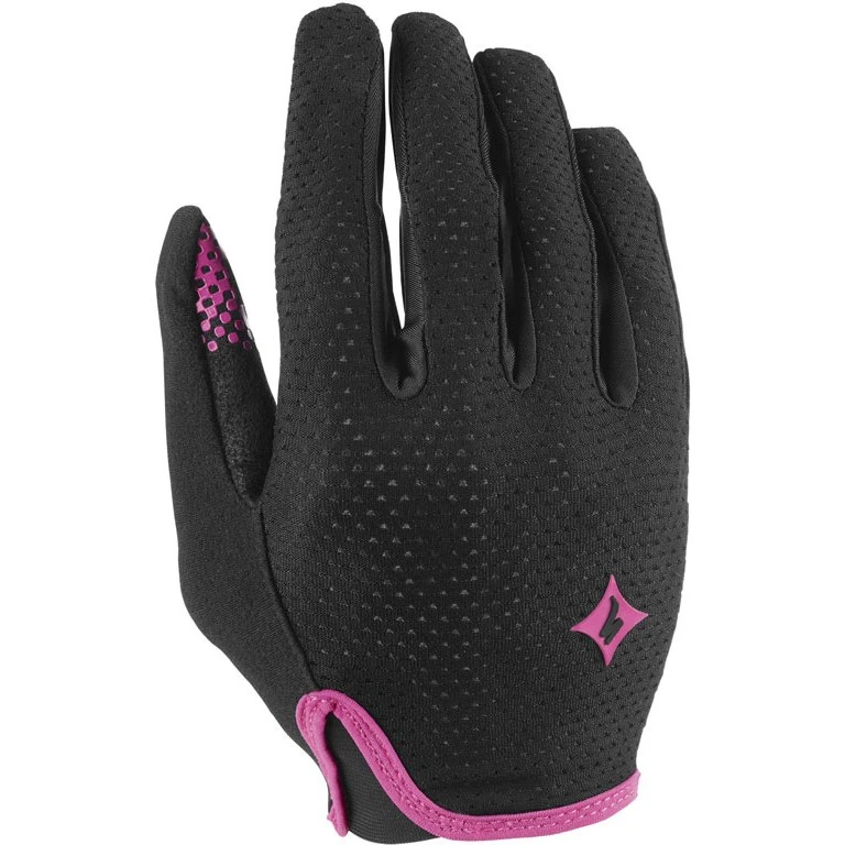 Specialized Body Geometry Grail LF Women's Full Finger Glove - Black/Pink 1 Specialized Body Geometry Grail LF Women's Full Finger Glove - Black/Pink