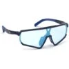 Adidas Sp0017 Injected Sport Sunglasses - Frosted Blue / Vario Mirror Blue