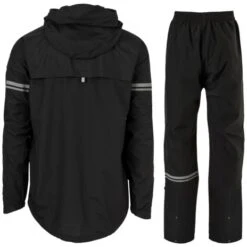 AGU Essential Original Unisex Regenpak - Regenbroek En Regenjas Set - Zwart -Fiets Verkoop agu original regenanzuege essential black 43460000 000 05 1075433