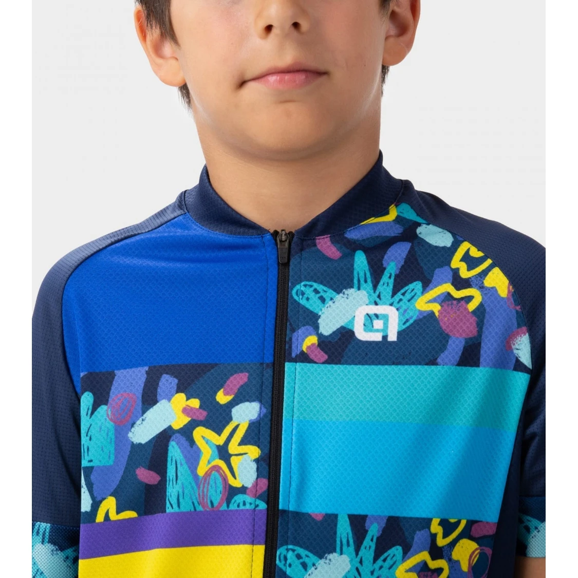 ALE Alé KID Pastel Shirt Met Korte Mouwen Kinder - Blauw 3 ALE Alé KID Pastel Shirt Met Korte Mouwen Kinder - Blauw - Afbeelding 3