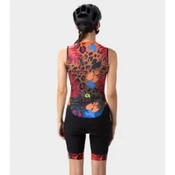 ALE Alé PR.E Esotika Dames Racebody Zonder Mouwen - Oranje -Fiets Verkoop ale pr 1454227