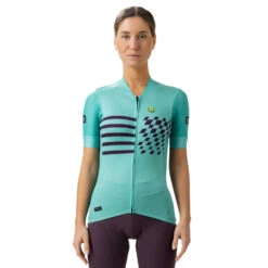 ALE Alé PR.E Play Dames Shirt Met Korte Mouwen - Aqua Green