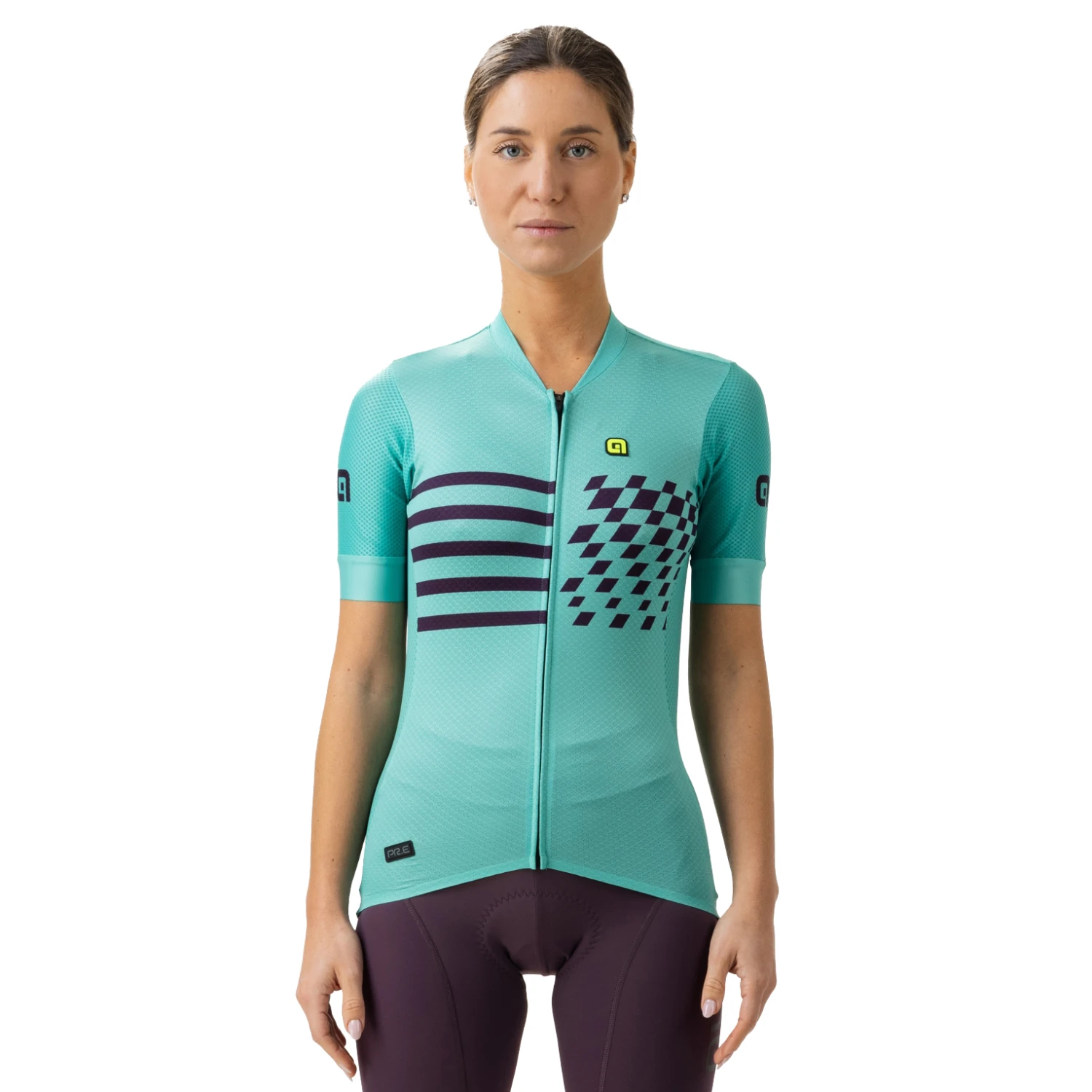 ALE Alé PR.E Play Dames Shirt Met Korte Mouwen - Aqua Green 1 ALE Alé PR.E Play Dames Shirt Met Korte Mouwen - Aqua Green