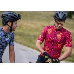 ALE Alé PRAGMA Mexico Shirt Met Korte Mouwen - Bordeaux -Fiets Verkoop ale pragma mexico short sleeve jersey 14 1453708