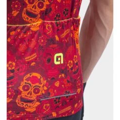 ALE Alé PRAGMA Mexico Shirt Met Korte Mouwen - Bordeaux -Fiets Verkoop ale pragma mexico short sleeve jersey 2 1453705