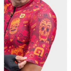 ALE Alé PRAGMA Mexico Shirt Met Korte Mouwen - Bordeaux -Fiets Verkoop ale pragma mexico short sleeve jersey 3 1453706