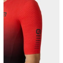 ALE Alé R-EV1 Bad Racebody Met Korte Mouwen - Rood -Fiets Verkoop ale r ev1 bad short sleeve skinsuit red 53 1455960