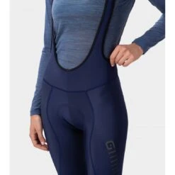 ALE Alé PRAGMA Essential Dames 3/4 Fietsbroek Met Bretels - Navy Blue -Fiets Verkoop ale solid essential lady bib knickers navy blue 5 1539338