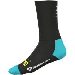 ALE Alé Thermo Primaloft Socks - Black/turquoise