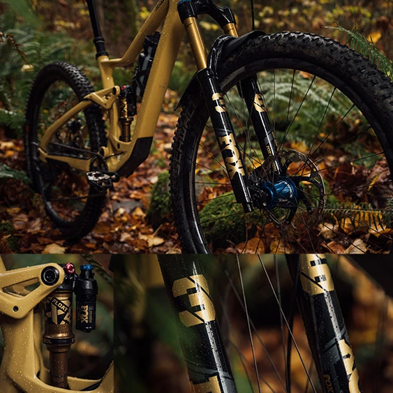 FOX CUSTOM Decal Kit For Fork & Rear Shock - Red 4 FOX CUSTOM Decal Kit For Fork & Rear Shock - Red - Afbeelding 4