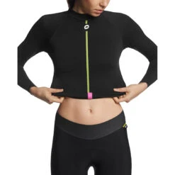 Assos BODY INSULATOR Lente Herfst Skin Layer Dames Hemd Met Korte Mouwen - BlackSeries -Fiets Verkoop assos body insulator womens spring fall long sleeve skin layer undershirt blackseries 5 1489034