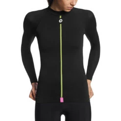 Assos BODY INSULATOR Lente Herfst Skin Layer Dames Hemd Met Korte Mouwen - BlackSeries