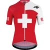 Assos SUISSE FED Fietsshirt Met Korte Mouwen S9 TARGA - National Red