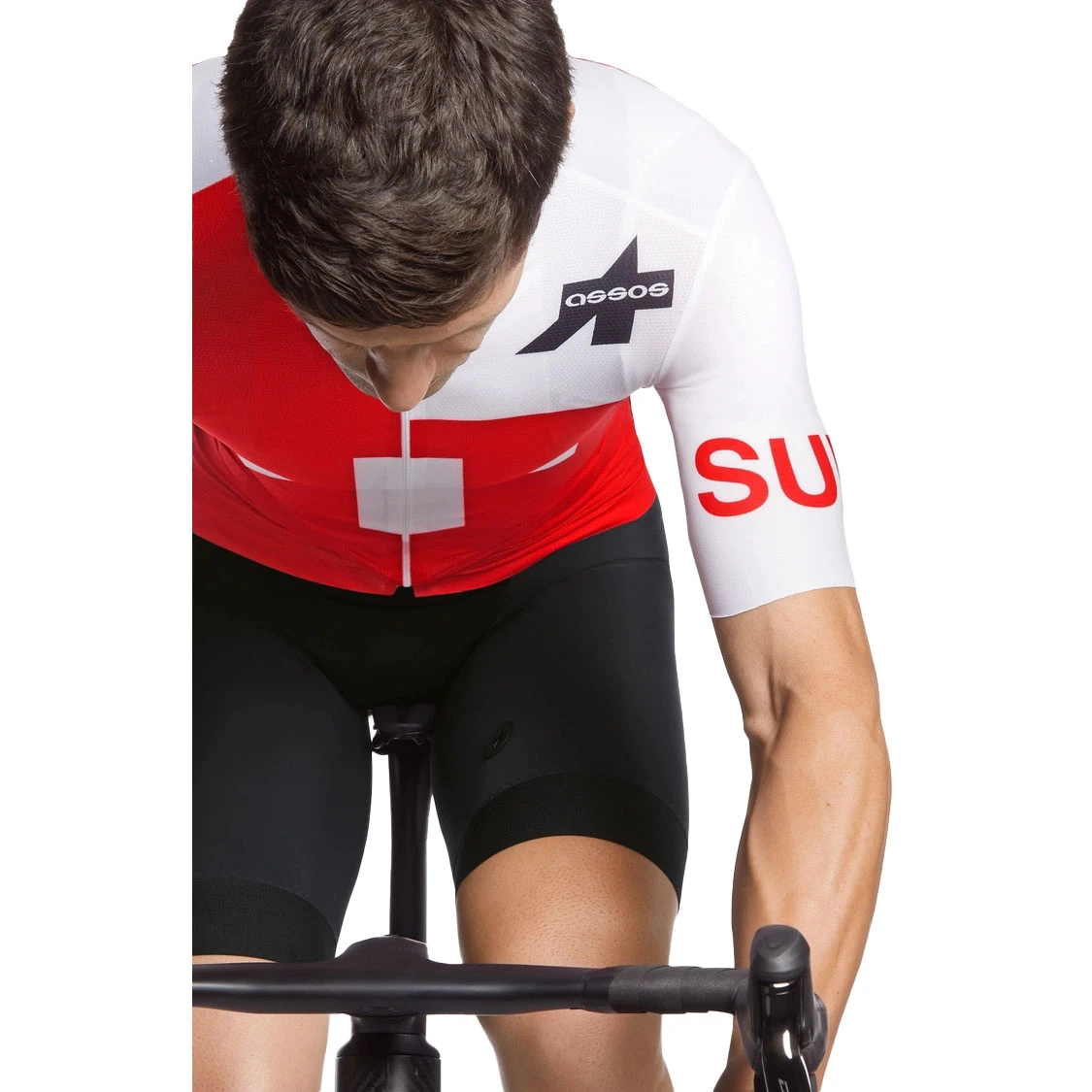 Assos SUISSE FED Fietsshirt Met Korte Mouwen S9 TARGA - National Red 8 Assos SUISSE FED Fietsshirt Met Korte Mouwen S9 TARGA - National Red - Afbeelding 8