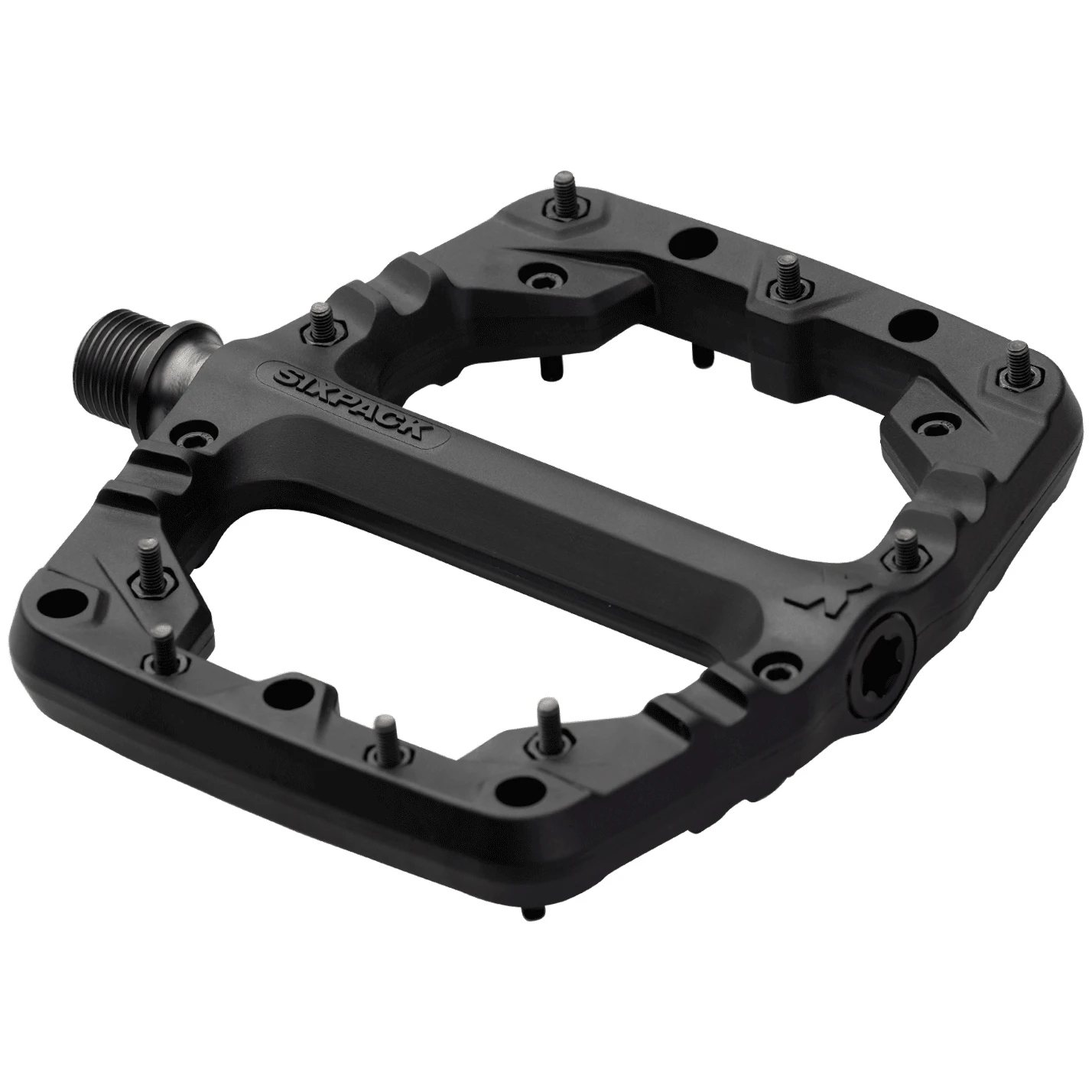 Sixpack Kamikaze PA Flat Pedals - Infinity Black 1 Sixpack Kamikaze PA Flat Pedals - Infinity Black