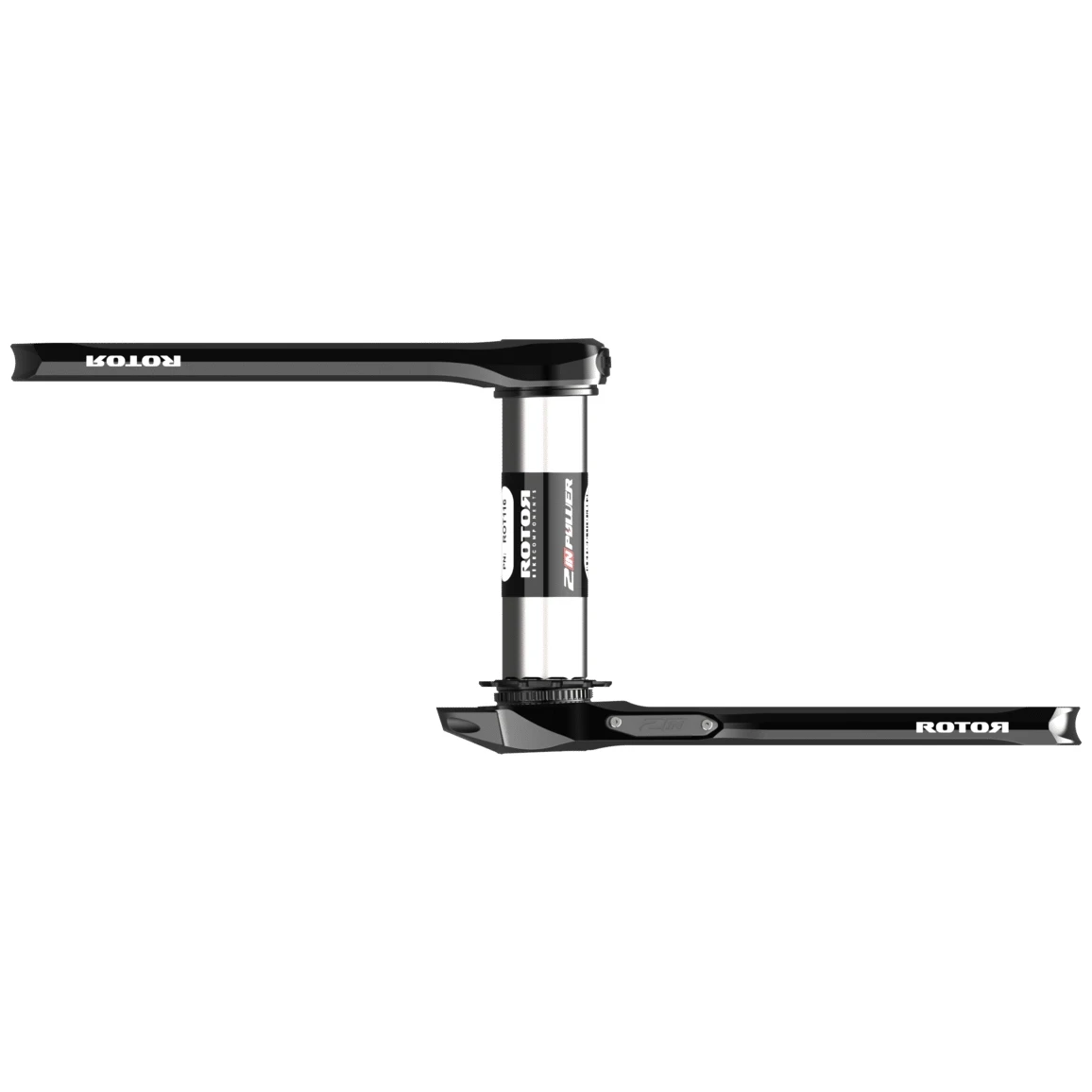 Rotor 2INpower SL DM Road Powermeter Crank - Zwart Glanzend 2 Rotor 2INpower SL DM Road Powermeter Crank - Zwart Glanzend - Afbeelding 2