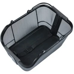 Basil Cento Tech Fiber Nordlicht Fietsmand 21L - Zwart -Fiets Verkoop basil cento tech fiber nordlicht bike basket black 6 1366550