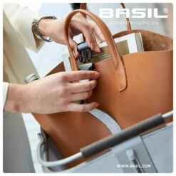 Basil Cento Tech Fiber Nordlicht Fietsmand 21L - Zwart -Fiets Verkoop basil cento tech fiber nordlicht mik bicycle basket silver f 885566