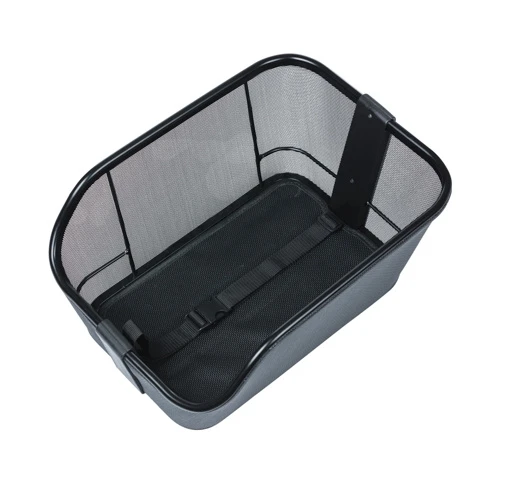 Basil Cento Tech Fiber WSL Fietsmand - Zilver 2 Basil Cento Tech Fiber WSL Fietsmand - Zilver - Afbeelding 2