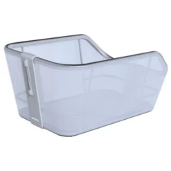 Basil Cento Tech Fiber WSL Fietsmand - Zilver