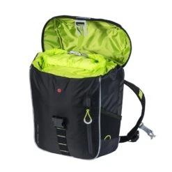 Basil Miles Rugzak - Zwart -Fiets Verkoop basil miles nordlicht bicycle backpack with led st d 872513
