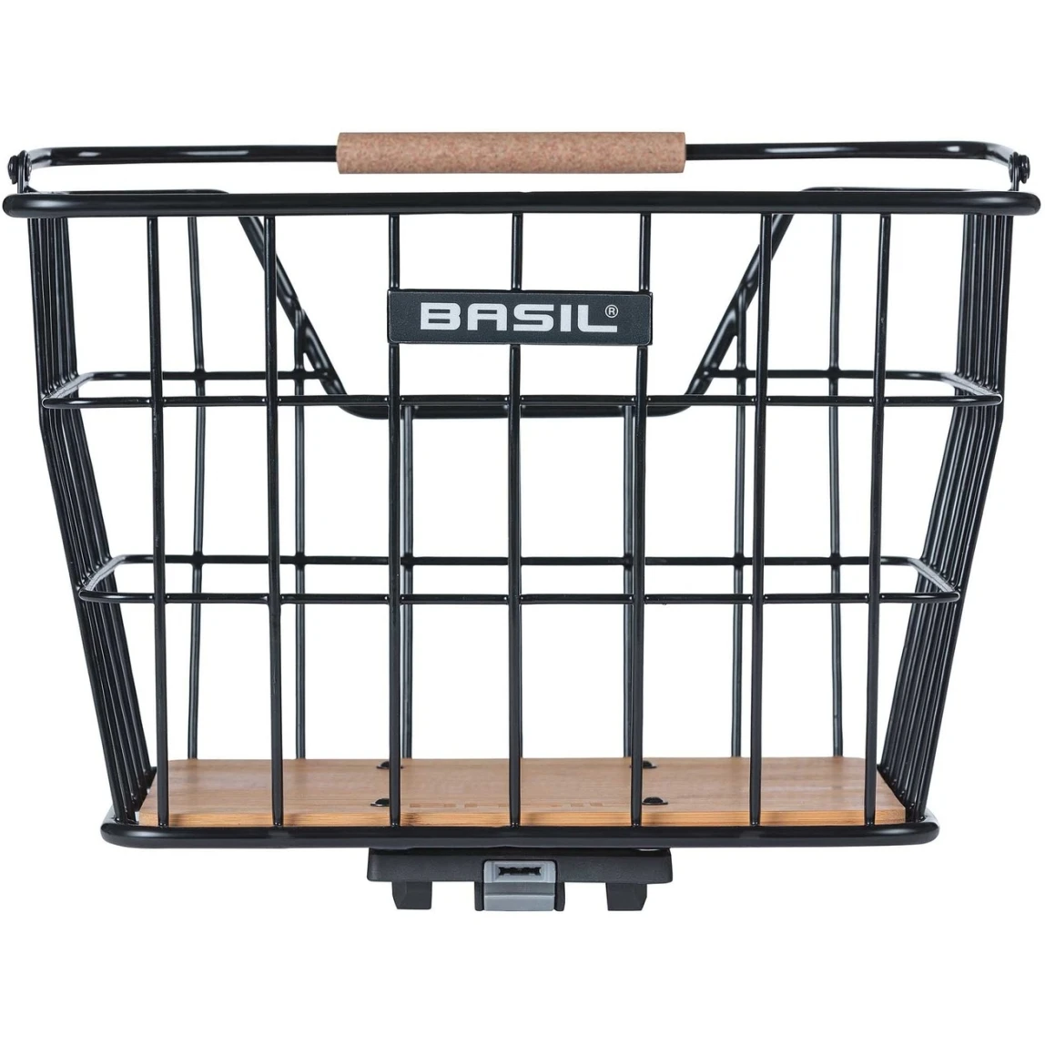 Basil Nordland Fietsmand MIK - Voor / Achter - 23L - Zwart/naturel 2 Basil Nordland Fietsmand MIK - Voor / Achter - 23L - Zwart/naturel - Afbeelding 2