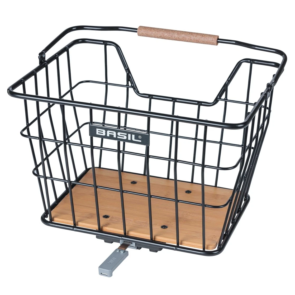 Basil Nordland Fietsmand MIK - Voor / Achter - 23L - Zwart/naturel 1 Basil Nordland Fietsmand MIK - Voor / Achter - 23L - Zwart/naturel