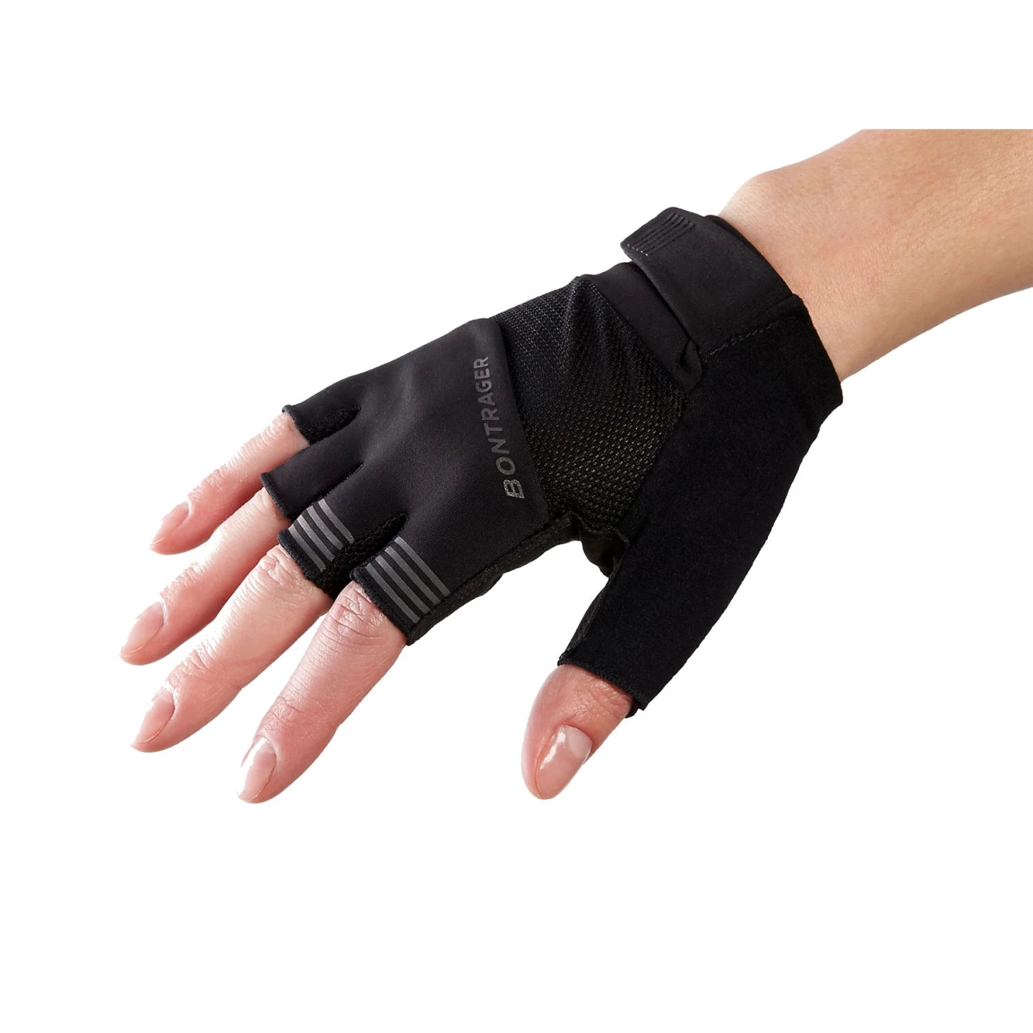 Bontrager Circuit Women's Twin Gel Short Finger Cycling Glove - Black 2 Bontrager Circuit Women's Twin Gel Short Finger Cycling Glove - Black - Afbeelding 2