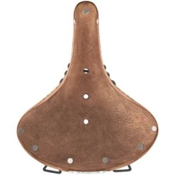 BROOKS ENGLAND Brooks B67 Softened Short Bend Leather Saddle - Dark Tan -Fiets Verkoop brooks b67 softened short bend leather saddle dark tan 2 1327576