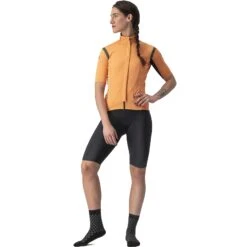 Castelli Gabba RoS 2 Damesjas - Melon/military Green 883 -Fiets Verkoop castelli gabba ros 2 w womens jacket melon military green 883 1 1234750