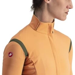 Castelli Gabba RoS 2 Damesjas - Melon/military Green 883 -Fiets Verkoop castelli gabba ros 2 w womens jacket melon military green 883 7 1234749