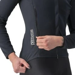 Castelli Perfetto RoS 2 Damesjas - Light Black/black 085 -Fiets Verkoop castelli perfetto ros 2 w jacket womens light black black 085 5 1236767